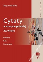 Mika - Cytaty w muzyce polskiej XX wieku