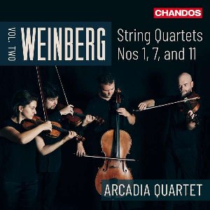 Weinberg - String Quartets Vol. 2 (Nos.1, 7 & 11)