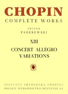 Chopin - Concert Allegro Variations